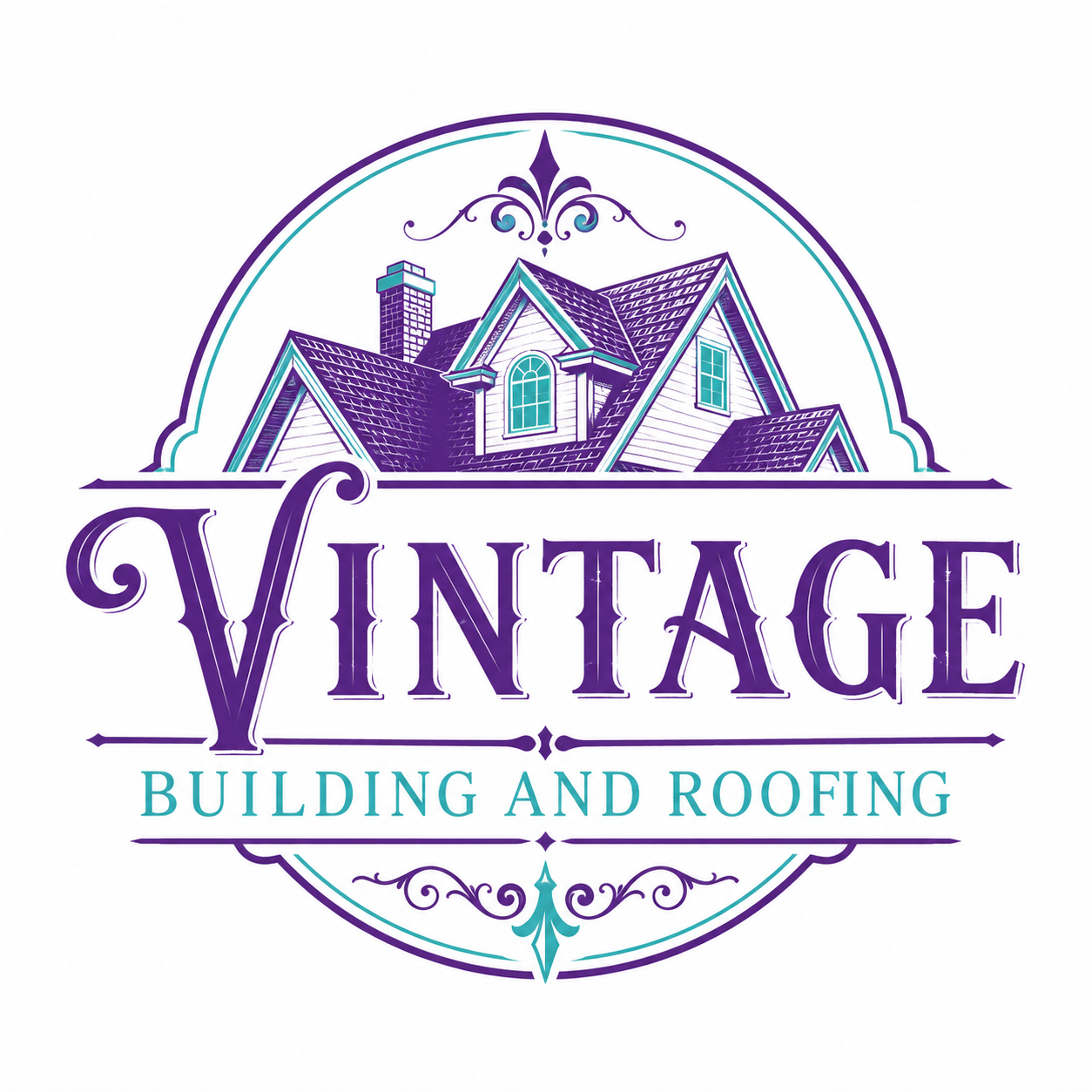 Vintage Building and Roofing logo